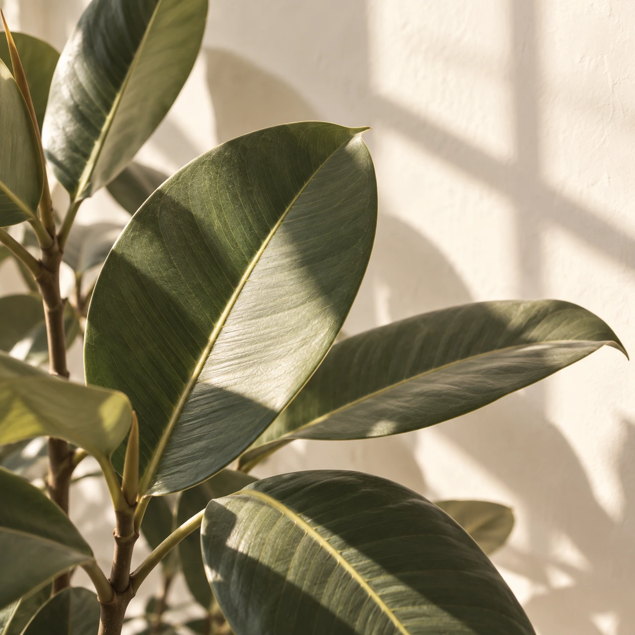 A close botanical foliage study